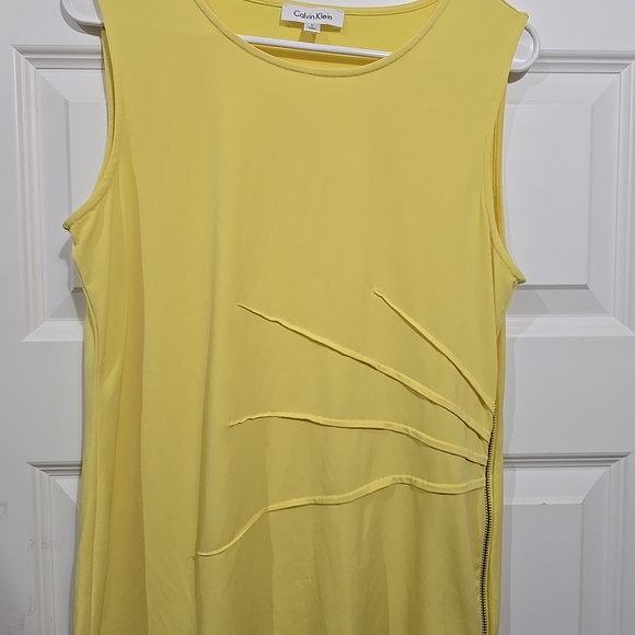 Calvin Klein Tops - Calvin Klein Yellow Sleeveless Top